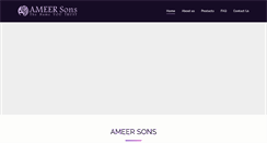 Desktop Screenshot of ameersons.com